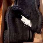 Timberland Mens  6″ Black Leather Casual  Waterproof Boots Size US 7.5