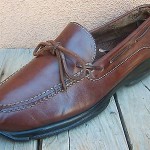Cole Haan Mens Casual Dress Shoes Size 10M Brown Leather Slip On Drivers Loafers