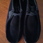 NEW Clarks Originals Mens Wallabees Black Ankle Boots 35409 shoes size 10 M