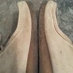 Clarks Wallabees Tan Suede Leather Shoes Men’s Size 13M