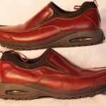 COLE HAAN country burgundy Leather Nike Air PENNY LOAFER Shoes Slip-On 12 D EUC
