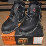 Timberland Pro Series Boots – Pit Boss 6″ Steel Toe – Black – size 8.5