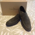 COLE HAAN Men’s Green suede FOLSOM VENETIAN II Shoes Sz 10.5 USA NIB Retail $198