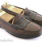 Cole Haan Country Brown/Black Leather Loafers Size 7.5M