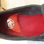 Diesel Men’s Fashion Loafers Grahl Anthracite Leather Boat Shoes sz 12 nwt $160.