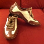 Men’s Cole Haan Brown White Leather Nike Air G Series Oxfords Shoes Sz  8.5 M