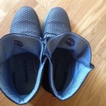 Blue Mens Timberland Boots size 12. Slightly used!!