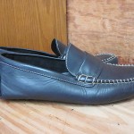 Cole Haan Men’s Black Leather Casual Slip  On