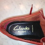 Vintage Clarks Wallabees Euro 42 RED