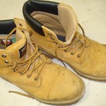TIMBERLAND –  Direct Attach 6″ Leather Workboots  –  USED  –  men’s size 10M