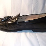 Men’s Cole Haan Black Leather Tassel Loafers Size 8 D Casual Shoes