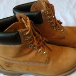 Mens Wheat Nubuck Tan 6″ Premium Timberland Boots # 10061 Size 9