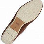 Hugo Boss Mens Relons Medium Brown Suede Slip-On Casual Penny Loafers Shoes