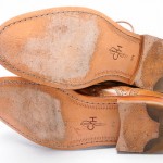 Cole Haan Harrison C10965 8.5 m Whiskey brown wingtip brogue boot shoe