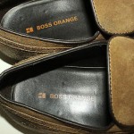 HUGO BOSS BOSS ORANGE BROWN SUEDE LOAFERS Sz 41 / US 8
