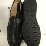 COLE HAAN NIKE Air Black Leather Loafer G Series 10.5 M
