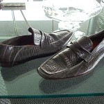 Beautiful Crocodile Print Leather Cole Haan Driving Shoes Sz 13!