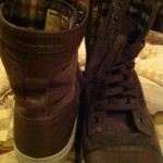 DIESEL Full Leather Lace & Zip Hightop Boots Sneakers Shoes 12 (45 Neiman Marcus