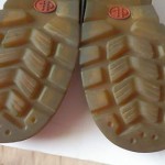 COLE HAAN COUNTRY Mens Distressed Brown Leather Look Moc Slip On Shoes Sz 10.5