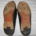 Mens Cole Haan 11 D Tan Navy Leather Slip-on Kilted Tassel Loafers Dress Casual