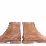 Cole Haan Harrison C10965 10.5 m Whiskey brown wingtip brogue boot shoe