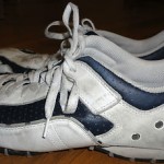 Diesel Viking Men’s Shoes Size 10 Comfortable White Blue Leather Good Conditon
