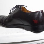 Cole Haan City Dark Red/Brown Distressed Leather Oxfords Mens Size 8 D EUC