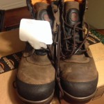 NEW 95554 Timberland PRO Men’s Safety Boots Brown Size 9M