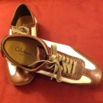 Men’s Cole Haan Brown White Leather Nike Air G Series Oxfords Shoes Sz  8.5 M