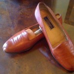 “VINTAGE” BEAUTIFUL & CLASSY “RUST” COLE HAAN “BRAGANO” SLIP~ONS SZ10.5(M) SHARP