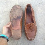 Cole Haan Country Men’s Brown Leather Slip On Loafers, SZ 12 M