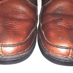 Clarks Men’s Brown Leather Walking Shoes Size 11 M Width Medium Oxford RUGID