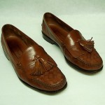 COLE HAAN~RESORT~MEN’S BROWN INTERWOVEN LEATHER SHOES~LOAFERS~US Sz.9D~NICE~