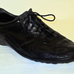 COLE HAAN Mens DRIVING Black Leather Oxford SNEAKERS Used SHOES Size 9.5