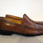 COLE HAAN Mens Slip-On LOAFERS Brown Leather Casual Used Shoes Size 9