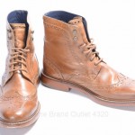 Cole Haan Harrison C10965 9 M Tan Whiskey brown wingtip brogue boot shoe