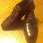 MENS COLE HAAN SHOES NWOB CAP TOE MADISON  BROWN OXFORD GREAT LOOK SIZE 8.5 M