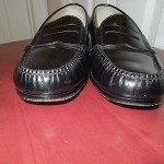 COLE HAAN PINCH PENNY C03503 10 1/2D black leather LOAFER SLIP ON shoe