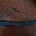 MENS TIMBERLAND BROWN SUEDE SHOES WATERPROOF NWOB  SZ 9W