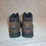 CLARKS MUCKERS MEN NICE RUSTIC BROWN LEATHER ZIP-UP WATERPROOF CHUKKA BOOTS 10M