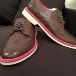 Cole Haan Nike Air Franklin EVA Wingtip Oxfords 9 Mens Gray Pink White Details