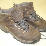TIMBERLAND –  White Ledge Waterproof Hiking Boots  –  USED  –  men’s size 8.5M