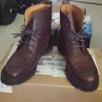 Cole Haan Lace Up Military Boots Sz. 9 Mens