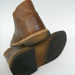 CLARKS ORIGINALS DESERT BOOT OILED BROWN LEATHER BOOTS MENS 10-M CREPE SOLES