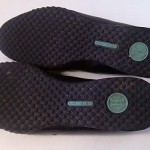 Mens Cole Haan Nike Air Shoes Size 11.5 M Black Leather Slip Ons Loafers