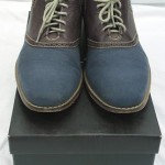 Cole Haan Air Colton Saddle | Brown Leather, Navy Canvas, Nike Air, sz 12, w/box