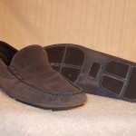 HUGO BOSS MEN’S SLIP ON DRIVING MOCASSIN SUEDE SHOE SIZE 9