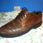 MENS COLE HAAN BROWN OXFORDS CASUAL SIZE 9 M USED