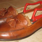 Mens Bragano by Cole Haan Brn All Leather Italian Tasseled Loafers sz 9 M