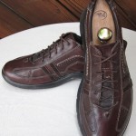 EUC 10M Clarks Privo Voltron Athletic Oxford Brown Leather Shoes